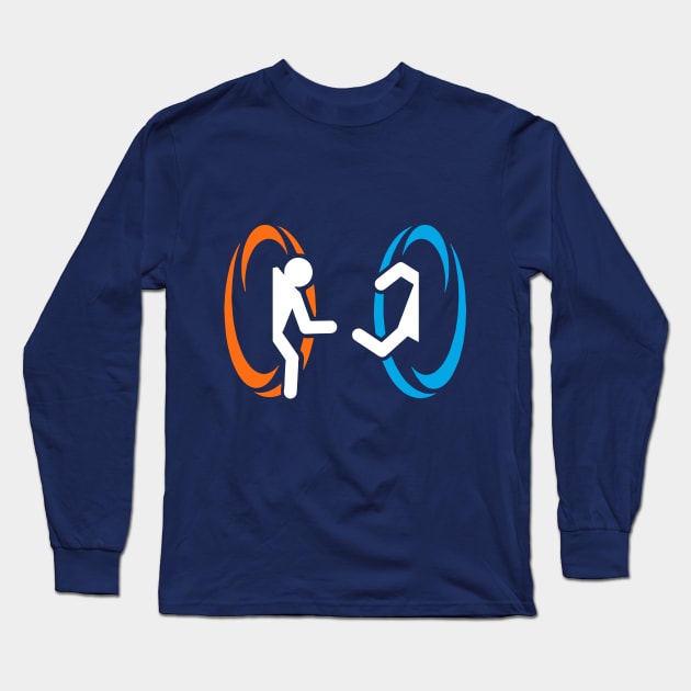 Portal Long Sleeve T-Shirt by Alfons